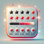 Go here for Rating Naughty Pics: Rate My Tits, Ass, and Pussy DALL·E 2025-01-14 16.42.04 – An attractive and modern digital rating system interface for a website. The design includes a row of stars or hearts for rating from 1 to 10, with a s